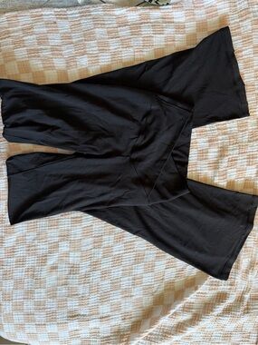 aerie Black High-Waist Flared Leggings